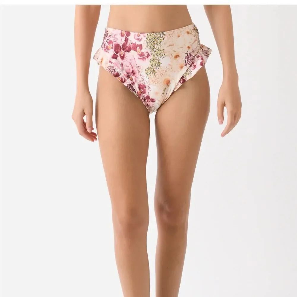 Agua by Agua Bendita Jengibre Sabanero Dorado embroidered high-rise bikini $380